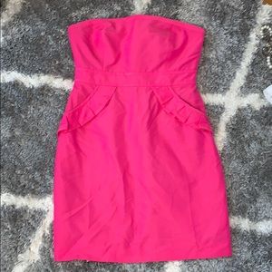 Hot pink dress